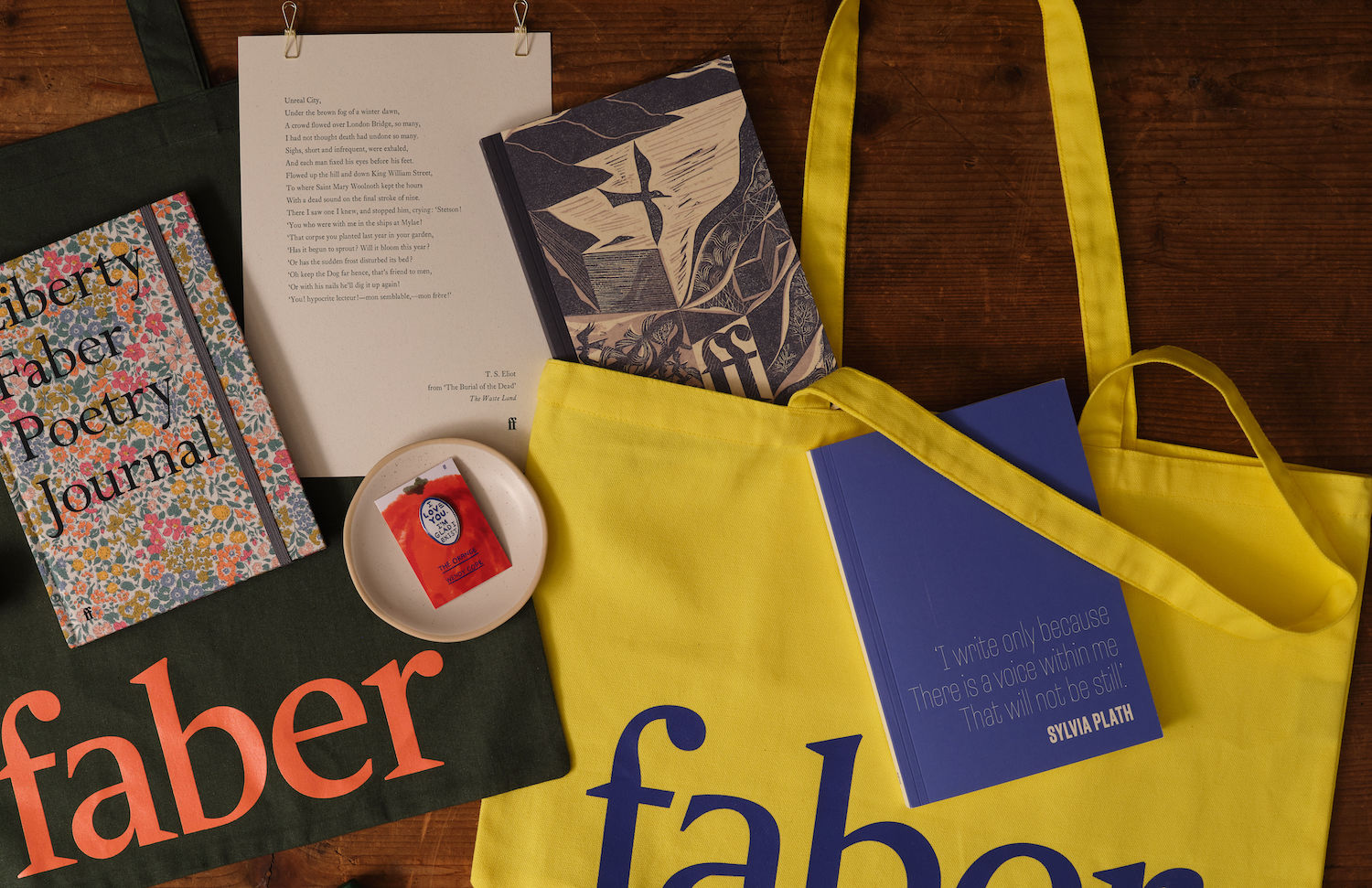 A selection of Literary Gifts from Faber Books